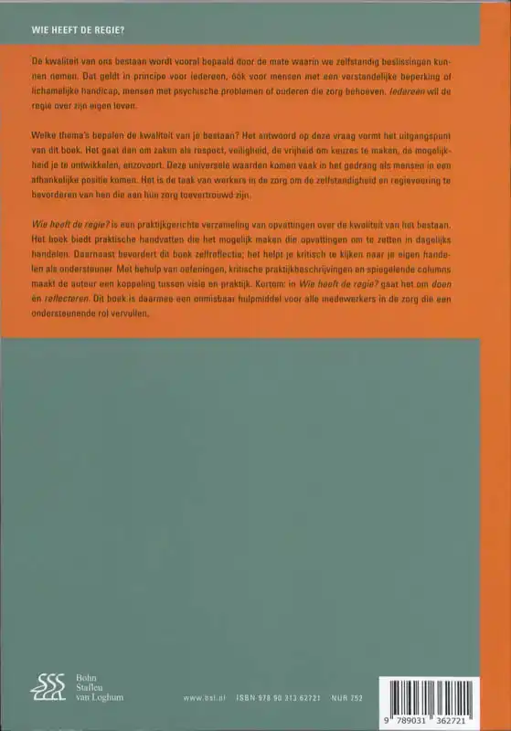 WIE HEEFT DE REGIE?