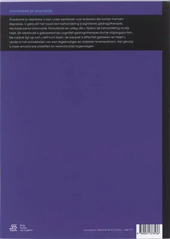 DOORBREEK JE DEPRESSIE