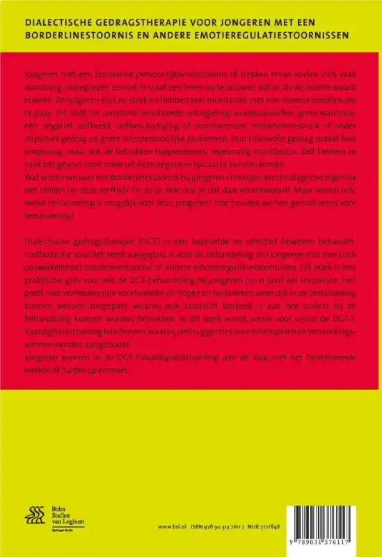 DIALECTISCHE GEDRAGSTHERAPIE VOOR JONGEREN MET EEN BORDERLIN