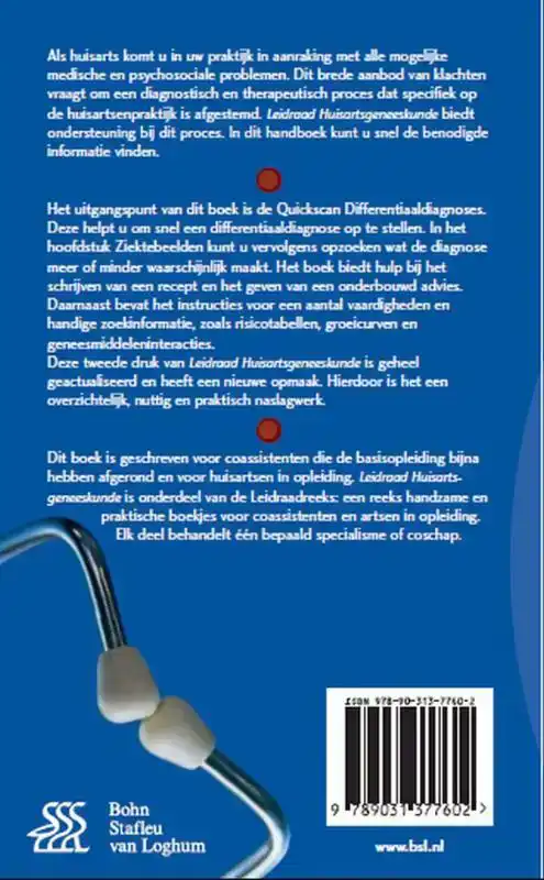 LEIDRAAD HUISARTSGENEESKUNDE