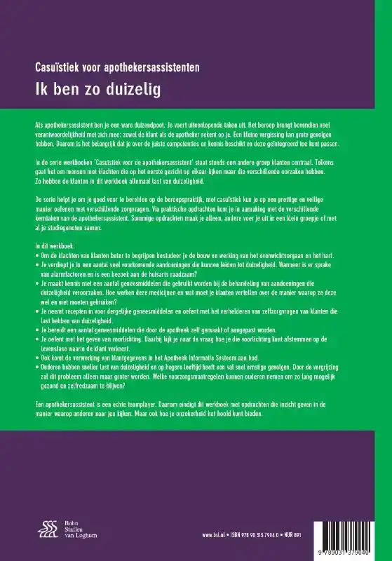CASUISTIEK VOOR APOTHEKERSASSISTENTEN