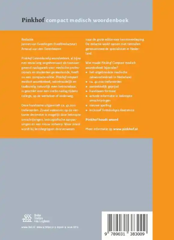 PINKHOF COMPACT MEDISCH WOORDENBOEK