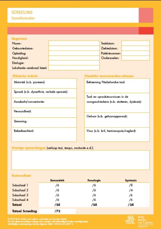 SCREELING (SCREELING) - SCOREFORMULIEREN