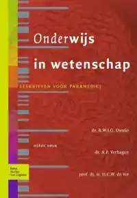 ONDERWIJS IN WETENSCHAP