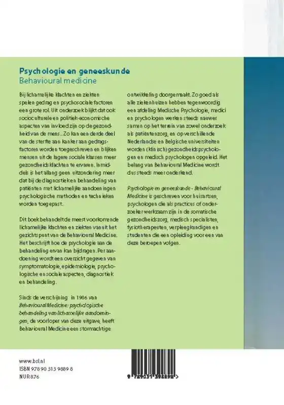 PSYCHOLOGIE EN GENEESKUNDE