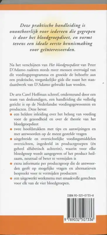 HET BLOEDGROEPDIEET