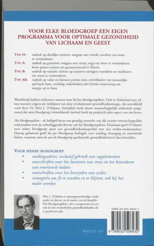 HET BLOEDGROEPDIEET - DE LEEFREGELS
