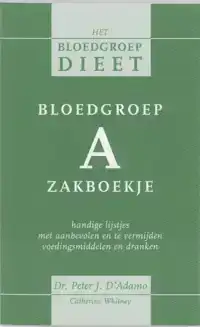 BLOEDGROEP A ZAKBOEKJE