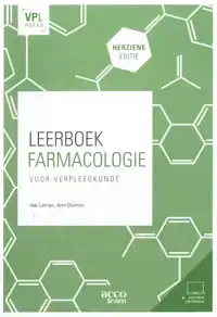 LEERBOEK FARMACOLOGIE VOOR VERPLEEGKUNDE