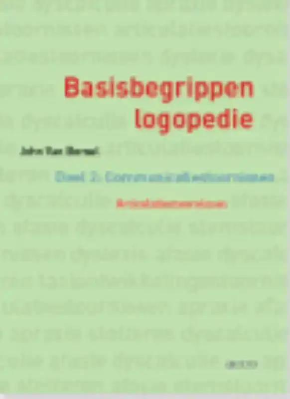 BASISBEGRIPPEN LOGOPEDIE