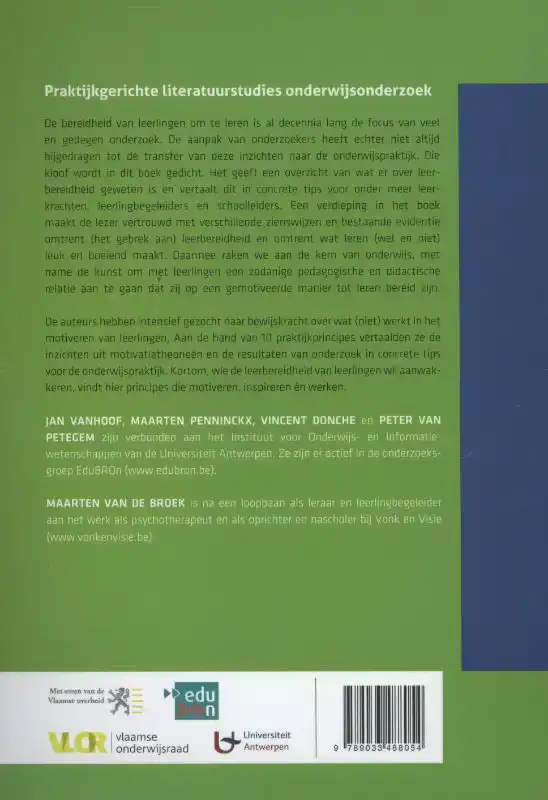 LEERBEREIDHEID VAN LEERLINGEN AANWAKKEREN
