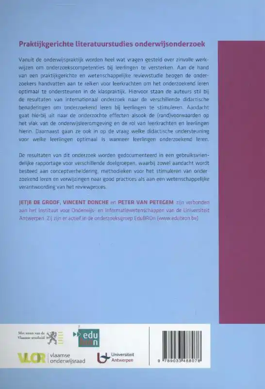 ONDERZOEKEND LEREN STIMULEREN