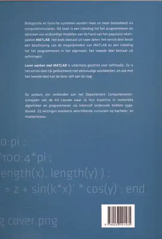 LEREN WERKEN MET MATLAB