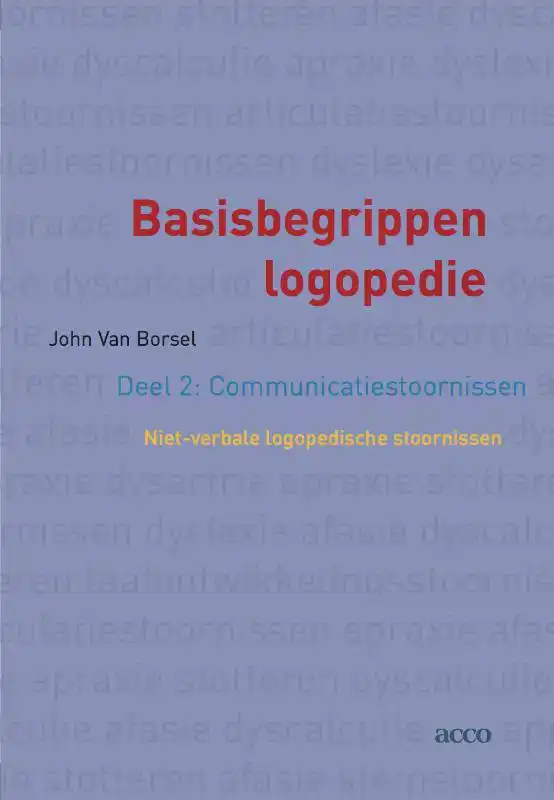 BASISBEGRIPPEN LOGOPEDIE