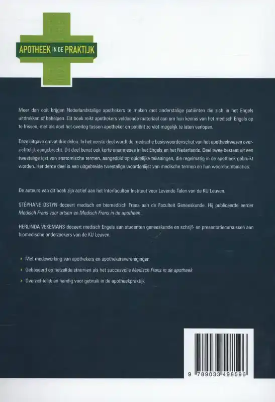 MEDISCH ENGELS IN DE APOTHEEK