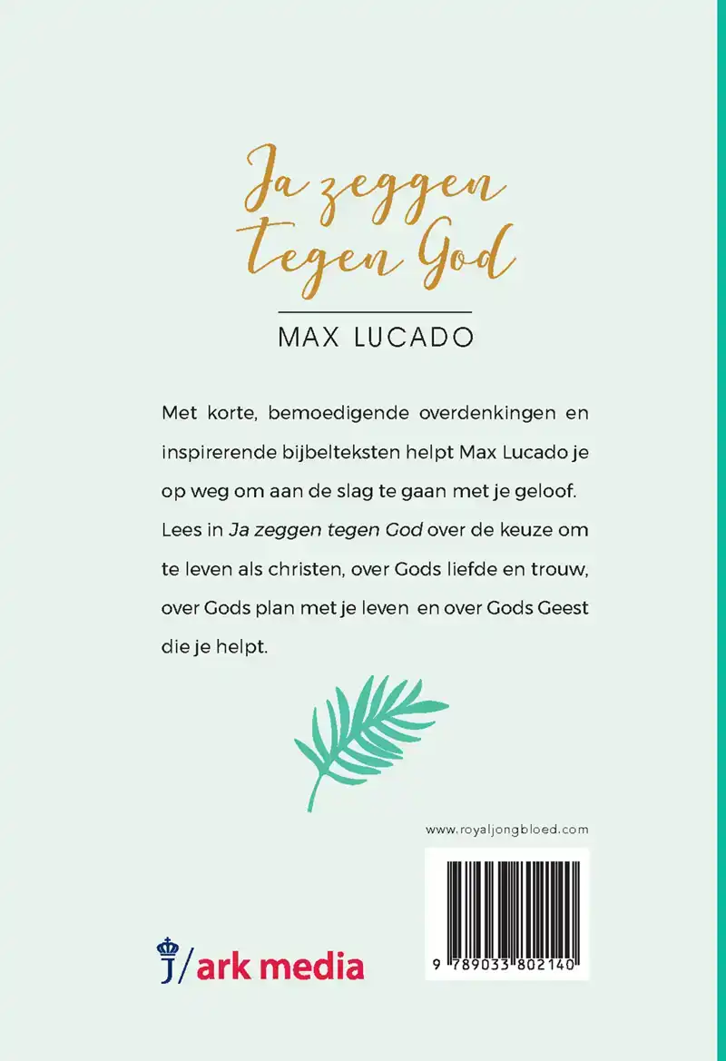 JA ZEGGEN TEGEN GOD