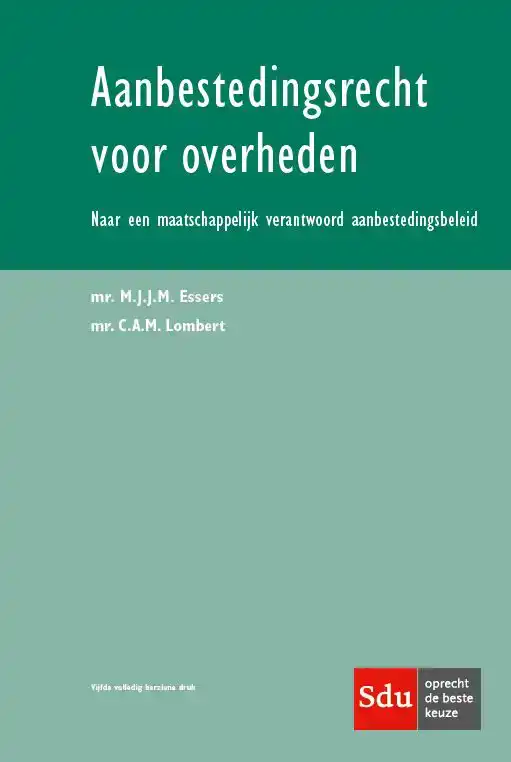 AANBESTEDINGSRECHT VOOR OVERHEDEN