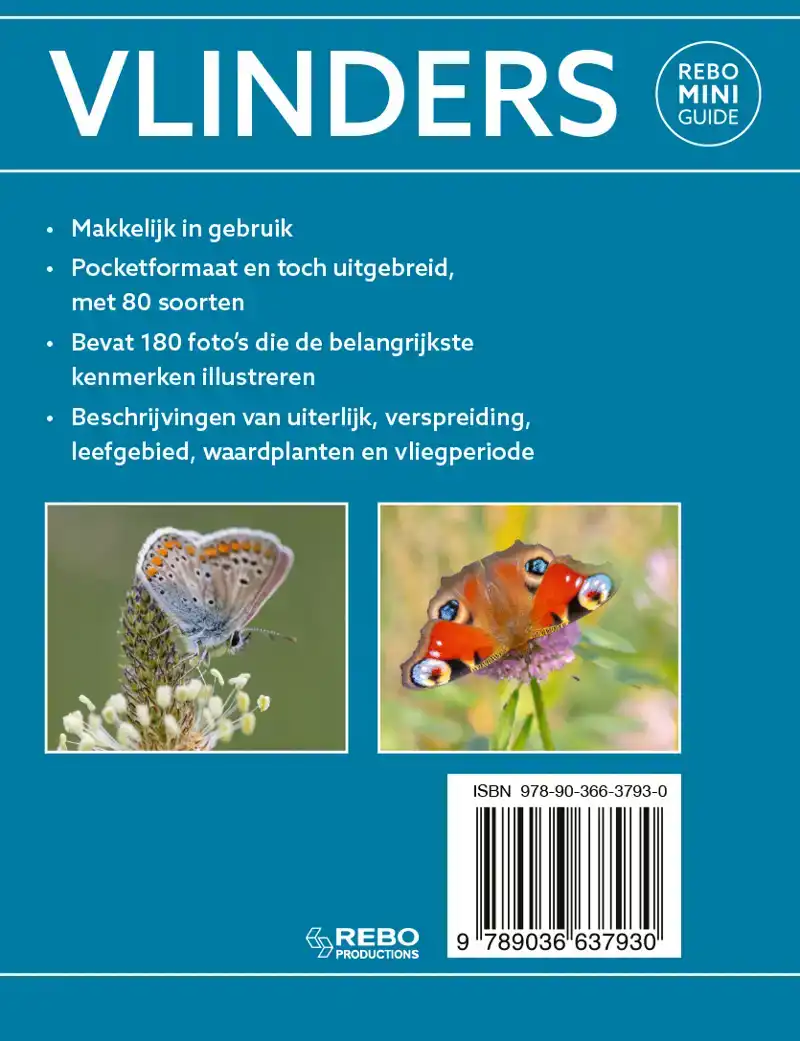 REBO MINI GUIDE - VLINDERS