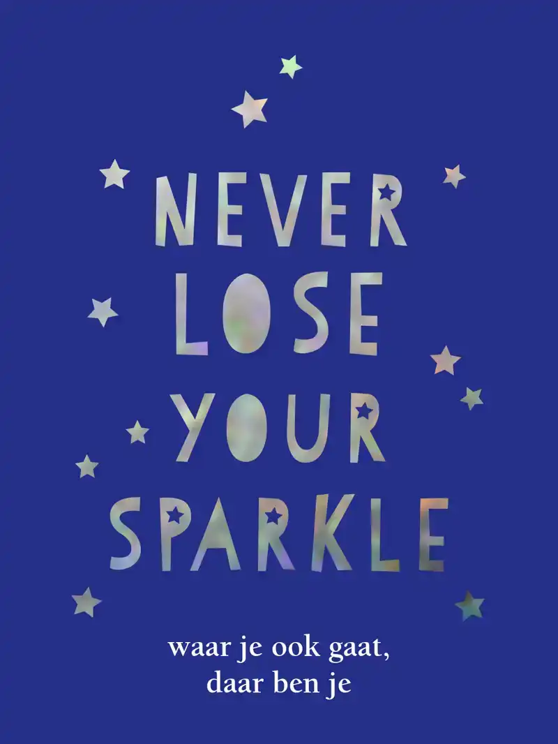 NEVER LOSE YOUR SPARKLE - CADEAUBOEK