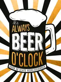 IT'S ALWAYS BEER O'CLOCK - CADEAUBOEK