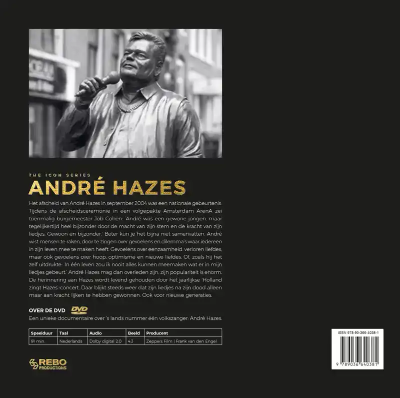 ANDRE HAZES - THE ICON SERIES MET DVD