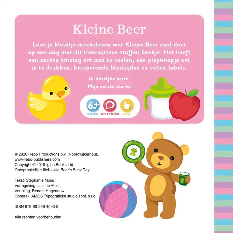 KLEINE BEER - KNISPERBOEKJE - MINI ME