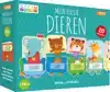 PUZZELTREIN 20 STUKJES EN BOEK - MIJN EERSTE DIEREN