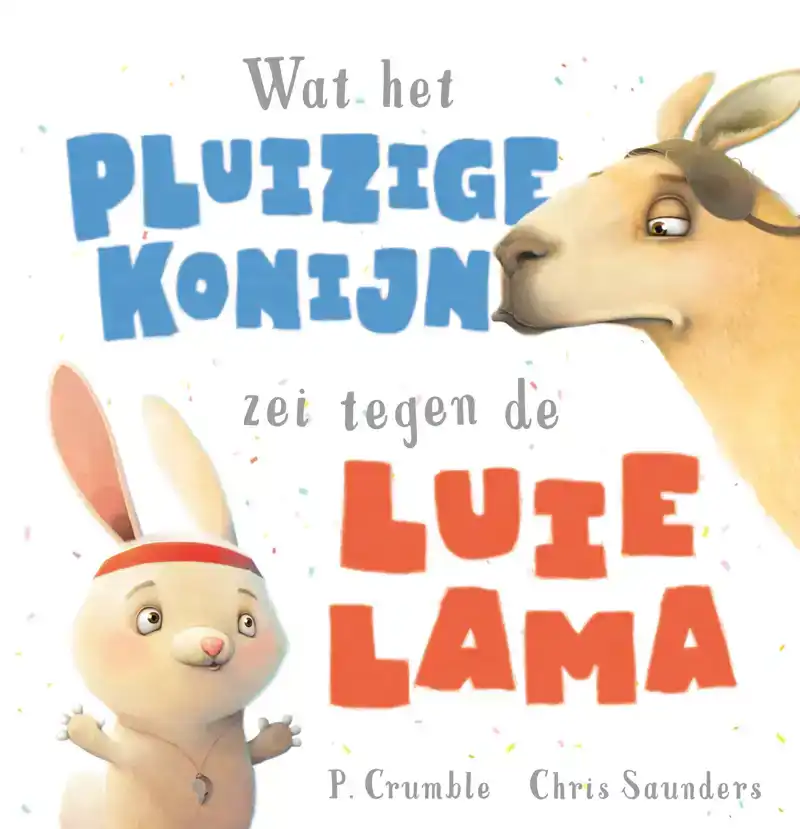 WAT HET PLUIZIGE KONIJN ZEI TEGEN DE LUIE LAMA