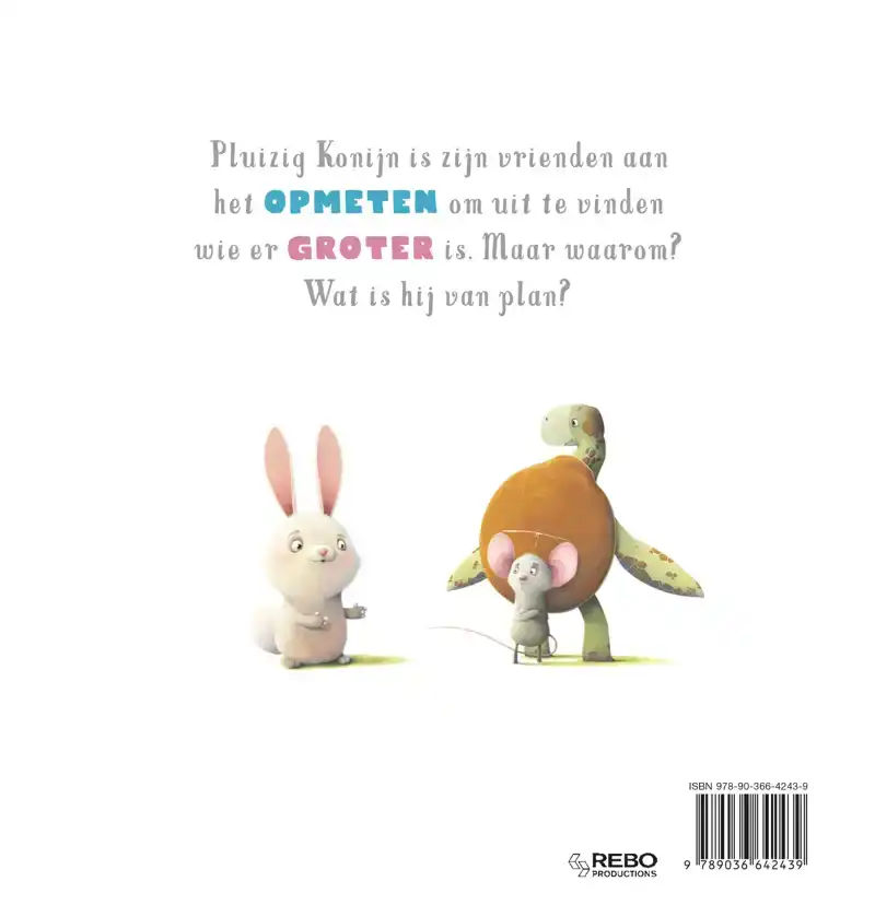 WAT HET PLUIZIGE KONIJN ZEI TEGEN DE KLEINE MUIS