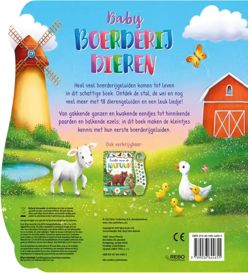 BABY BOERDERIJDIEREN - GELUIDENBOEK