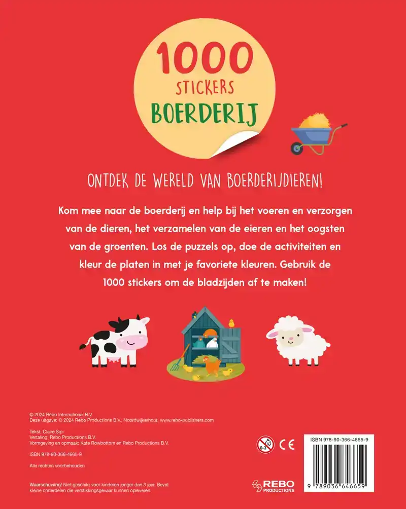 BOERDERIJ - 1000 STICKERS