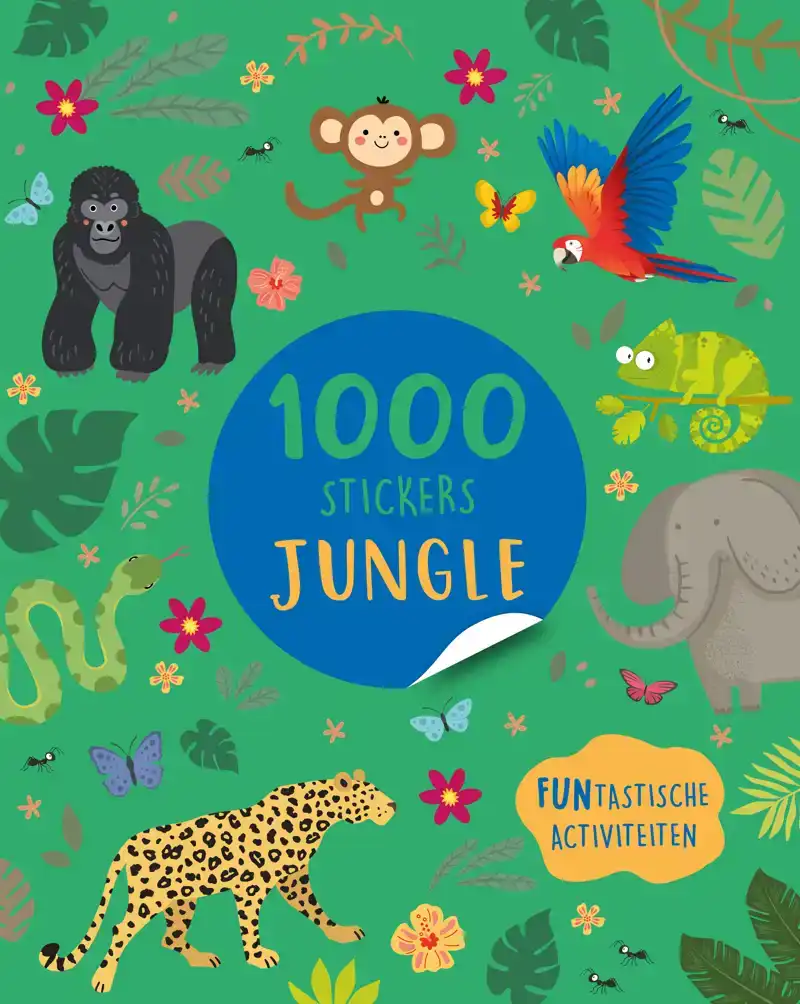 1000 STICKERS JUNGLE