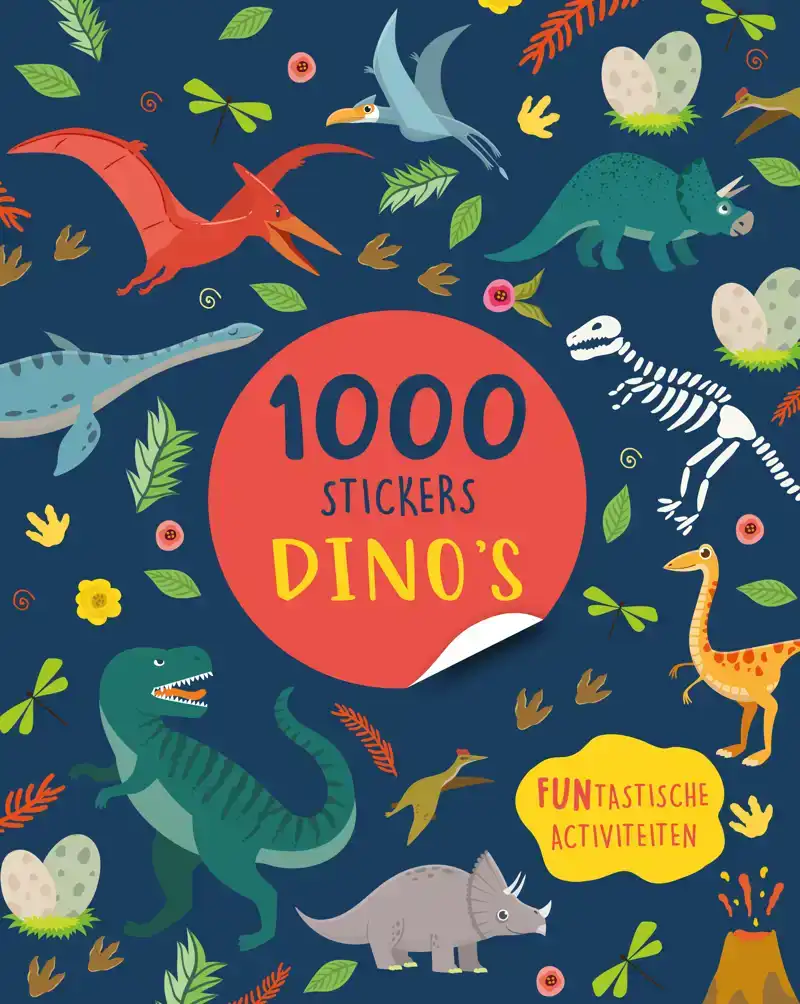1000 STICKERS DINO'S