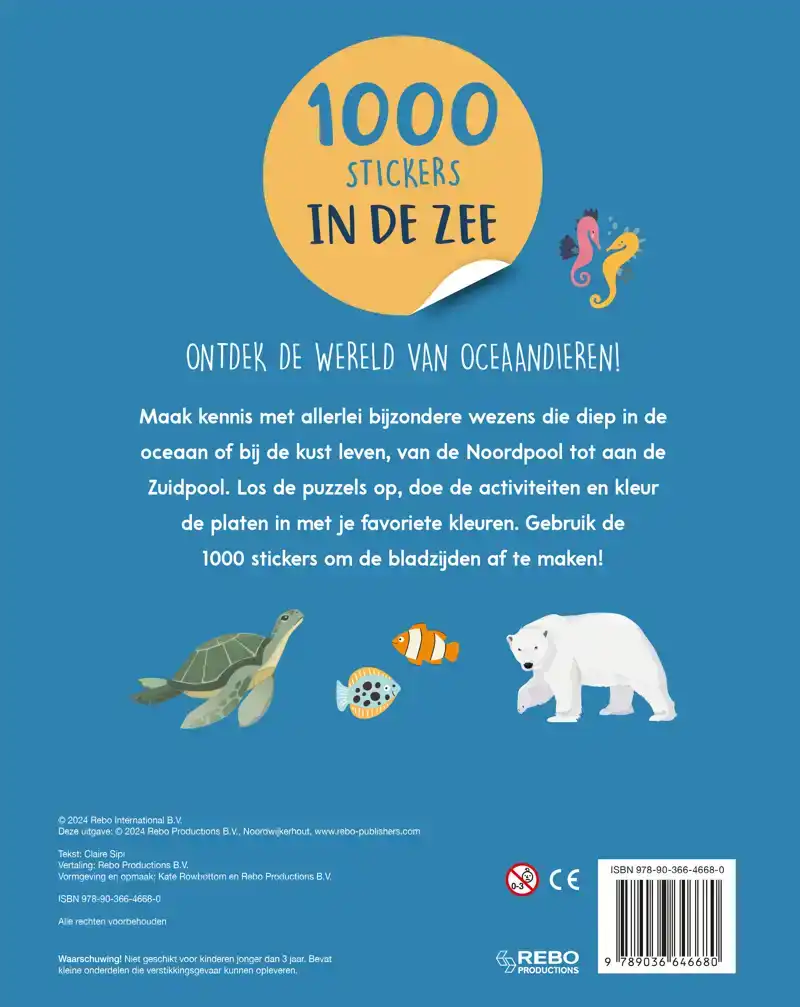 IN DE ZEE - 1000 STICKERS