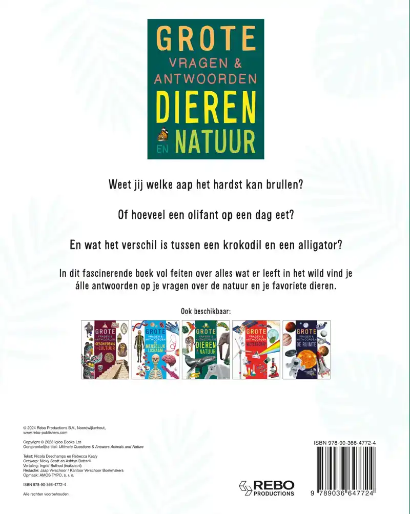 DIEREN EN NATUUR - GROTE VRAGEN & ANTWOORDEN