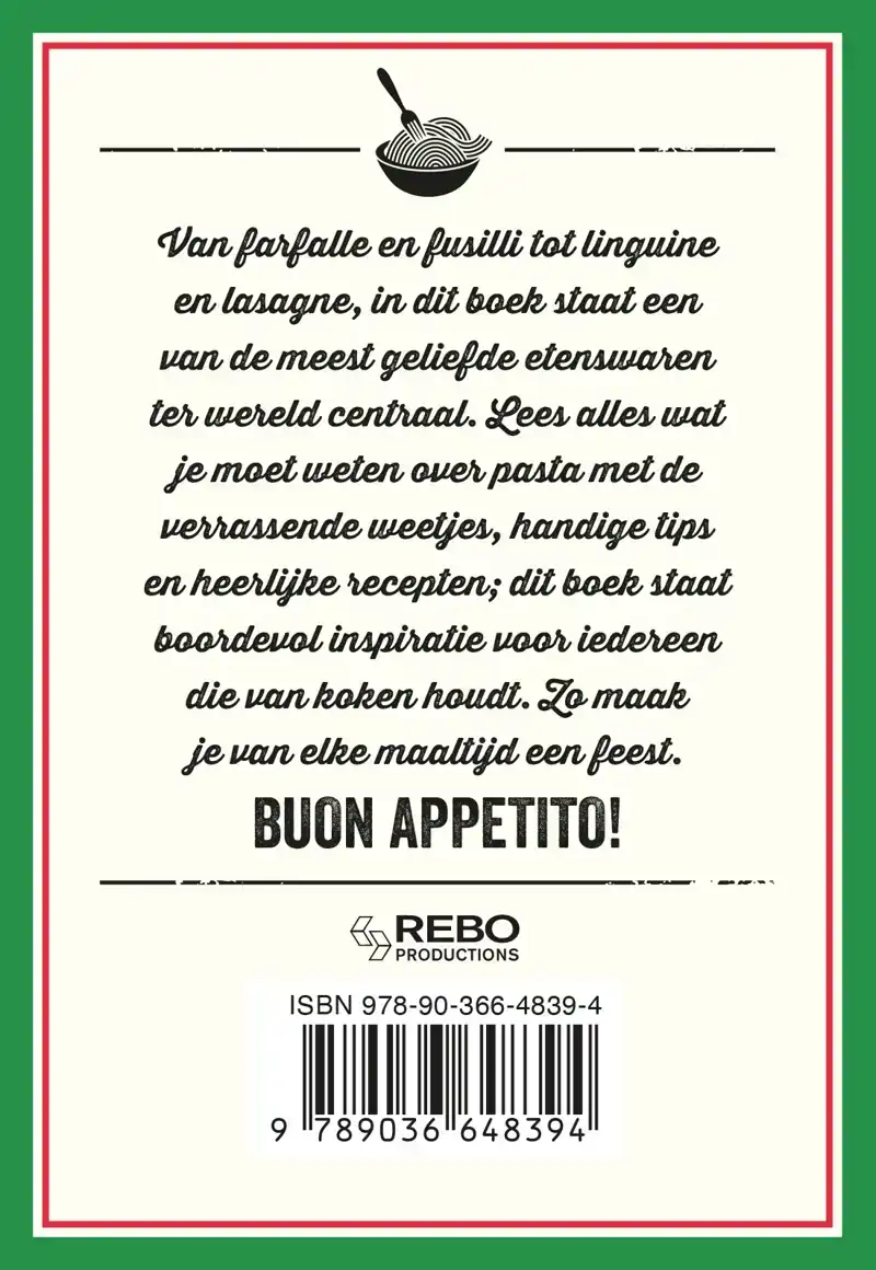 HET KLEINE ZAKBOEK PASTA