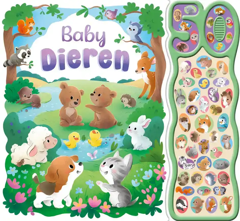 BABYDIEREN - 50-GELUIDENBOEK