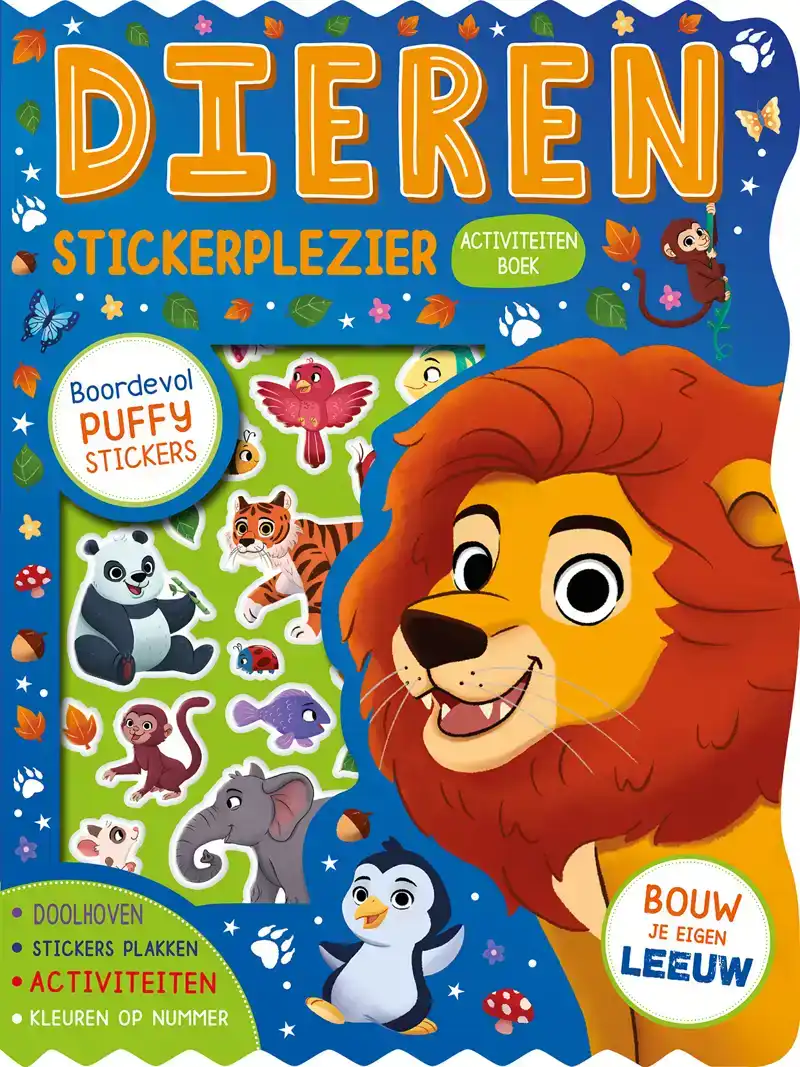 DIEREN STICKERPLEZIER ACTIVITEITENBOEK