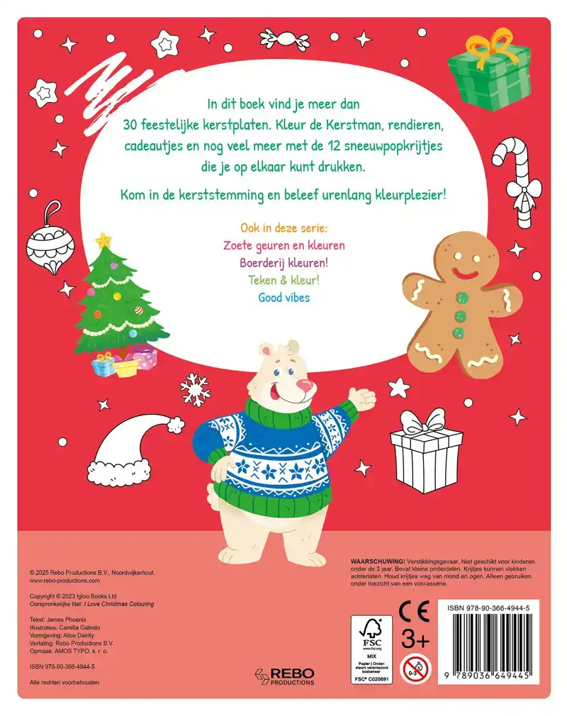 I LOVE KERSTMIS KLEUREN! - KLEUREN!