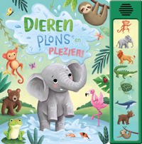 DIEREN PLONS EN PLEZIER! - 8-GELUIDENBOEK