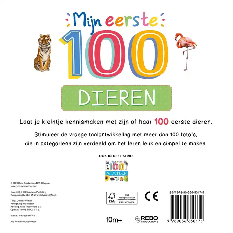 MIJN EERSTE 100 DIEREN - MIJN EERSTE 100