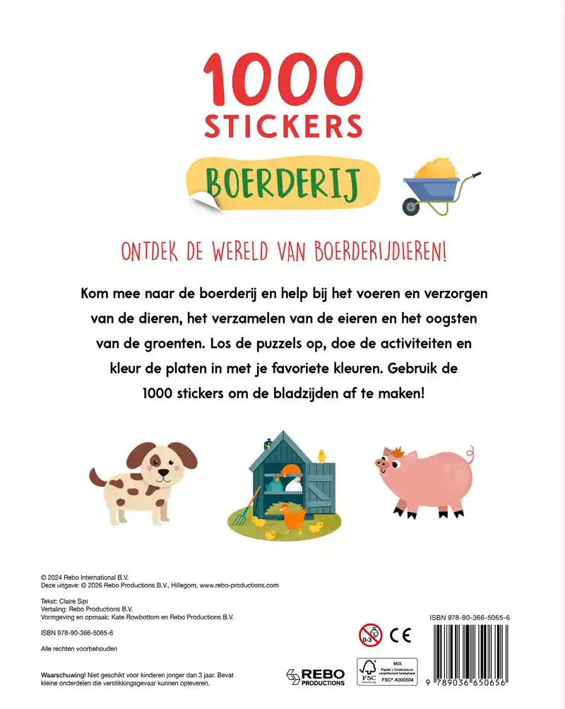 BOERDERIJ - 1000 STICKERS