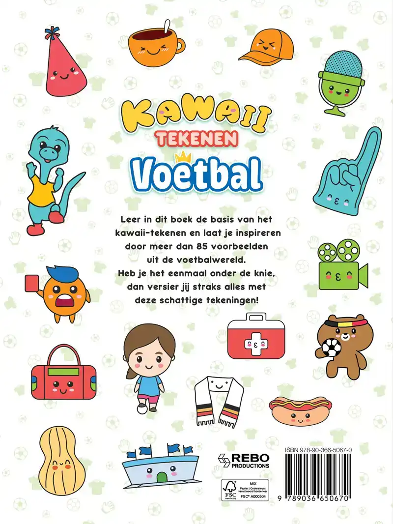 KAWAII TEKENEN VOETBAL