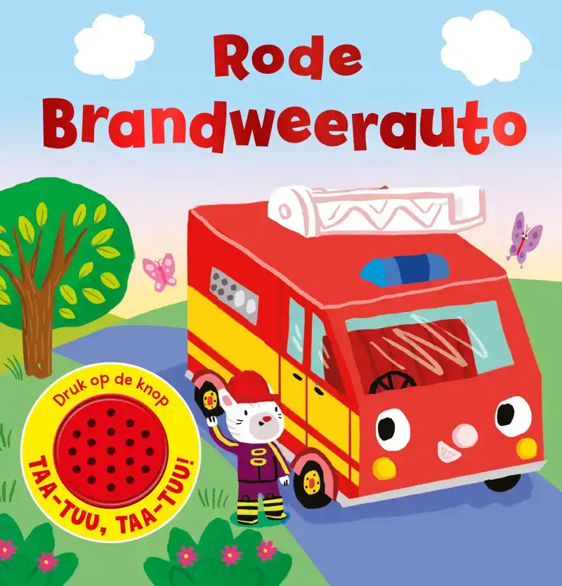 RODE BRANDWEERAUTO - 1-GELUIDBOEK