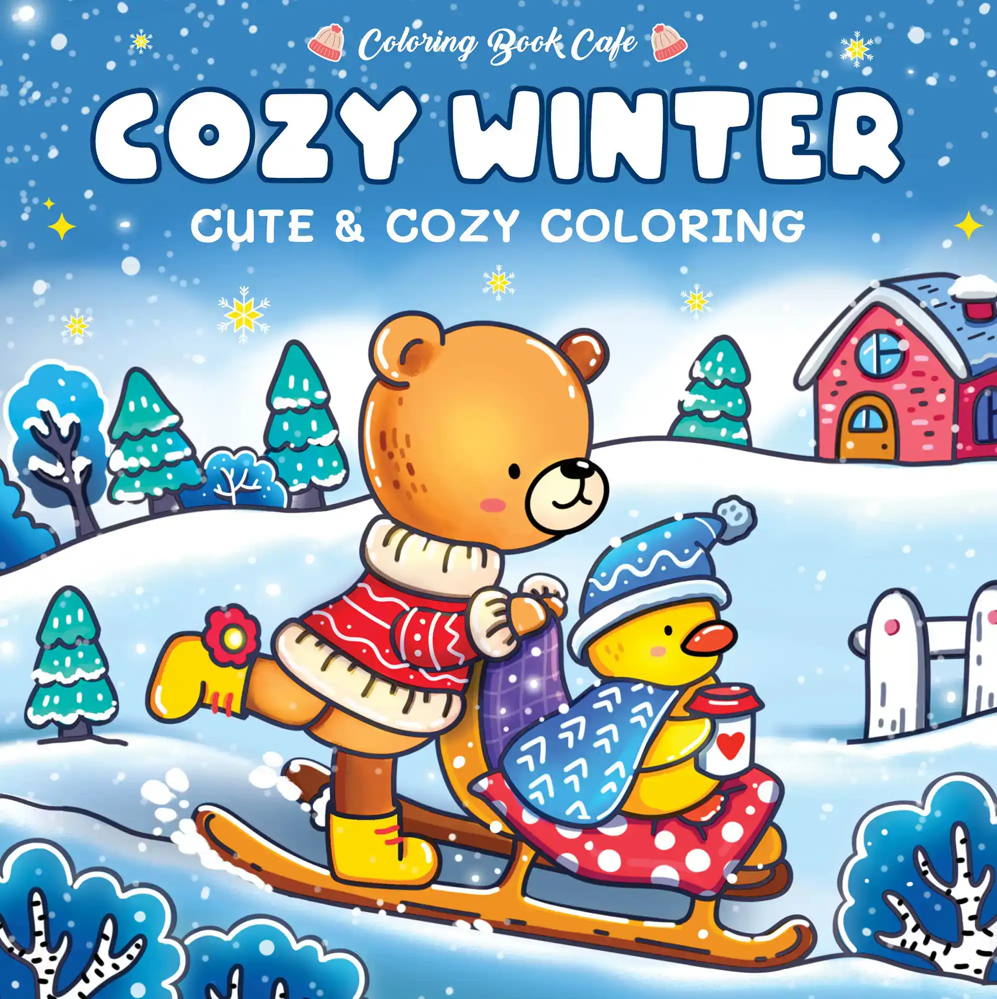 COZY WINTER - COLORING BOOK CAFE