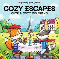 COZY ESCAPES - COLORING BOOK CAFE