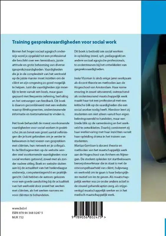 TRAINING GESPREKSVAARDIGHEDEN VOOR SOCIAL WORK
