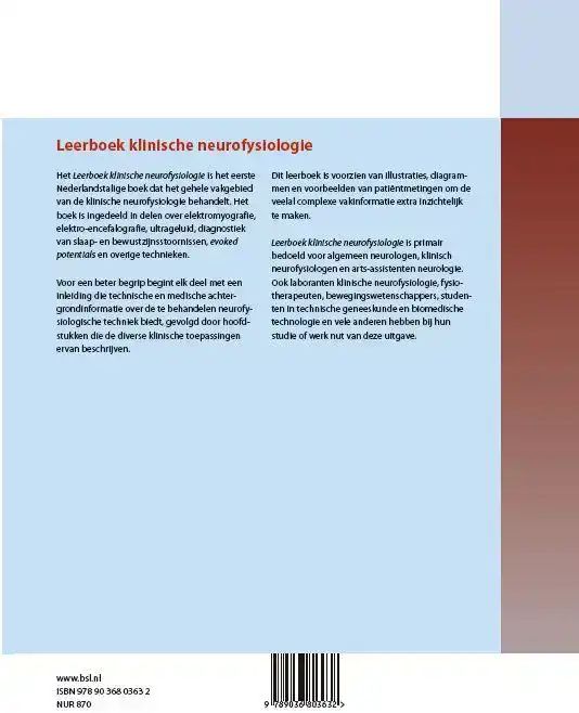 LEERBOEK KLINISCHE NEUROFYSIOLOGIE