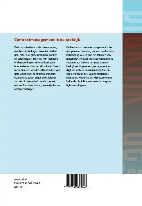 CONTRACTMANAGEMENT IN DE PRAKTIJK