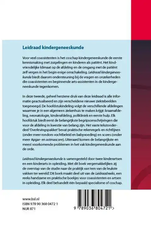 LEIDRAAD KINDERGENEESKUNDE